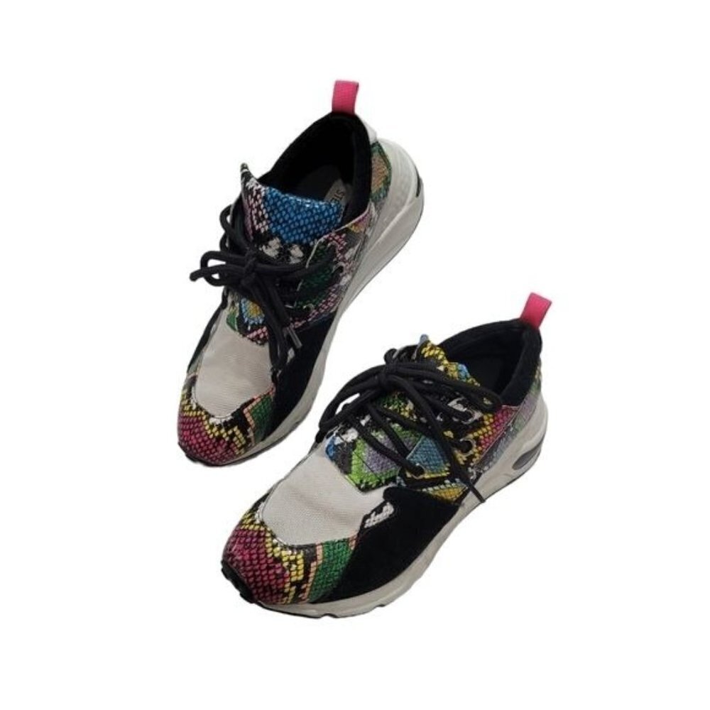 Steve Madden Cliff Snakeskin Print Sneakers Size 7 M